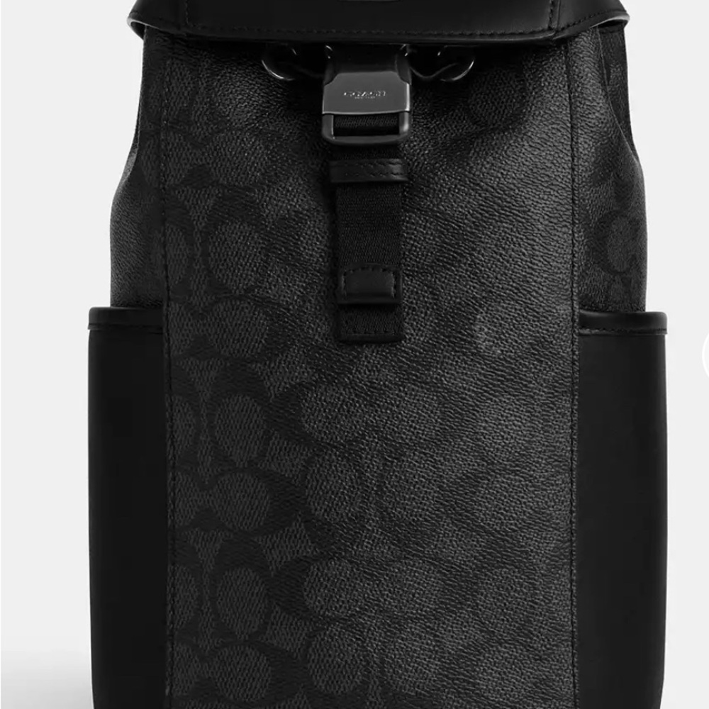 Coach Men or Women Black Racer Pack Backpack NWT in Coach box MSRP $398